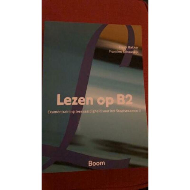 Schrijven, spreken, lezen, luisteren op b2