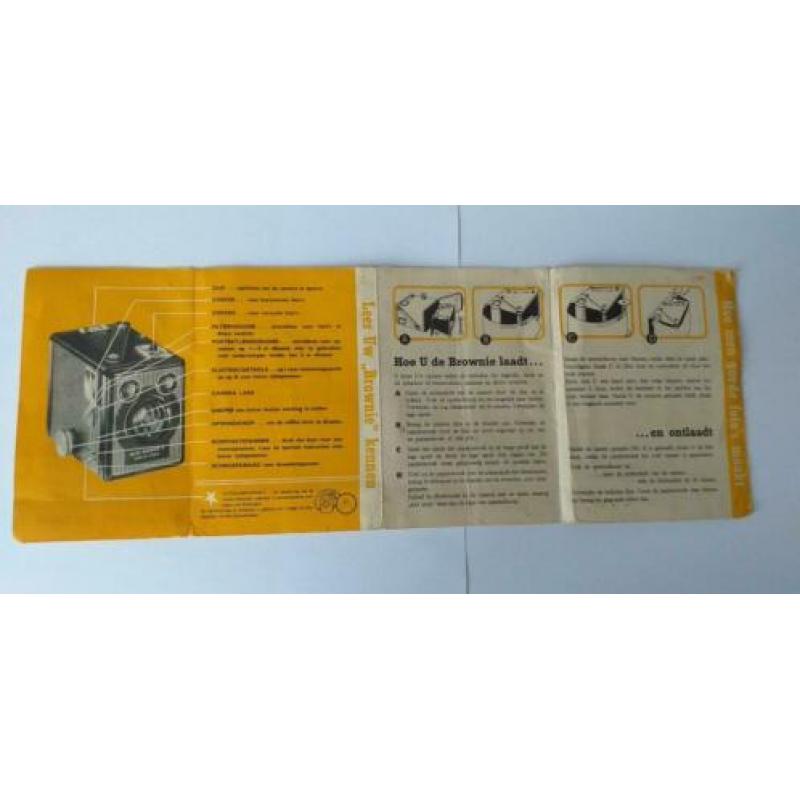 Gebruiksaanwijzing Kodak SIX-20 "Brownie" Model E