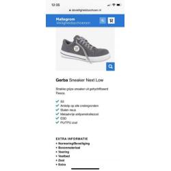 Nieuwen Gerba Veilgheid Sneakers S3 / ESD. Maat 39