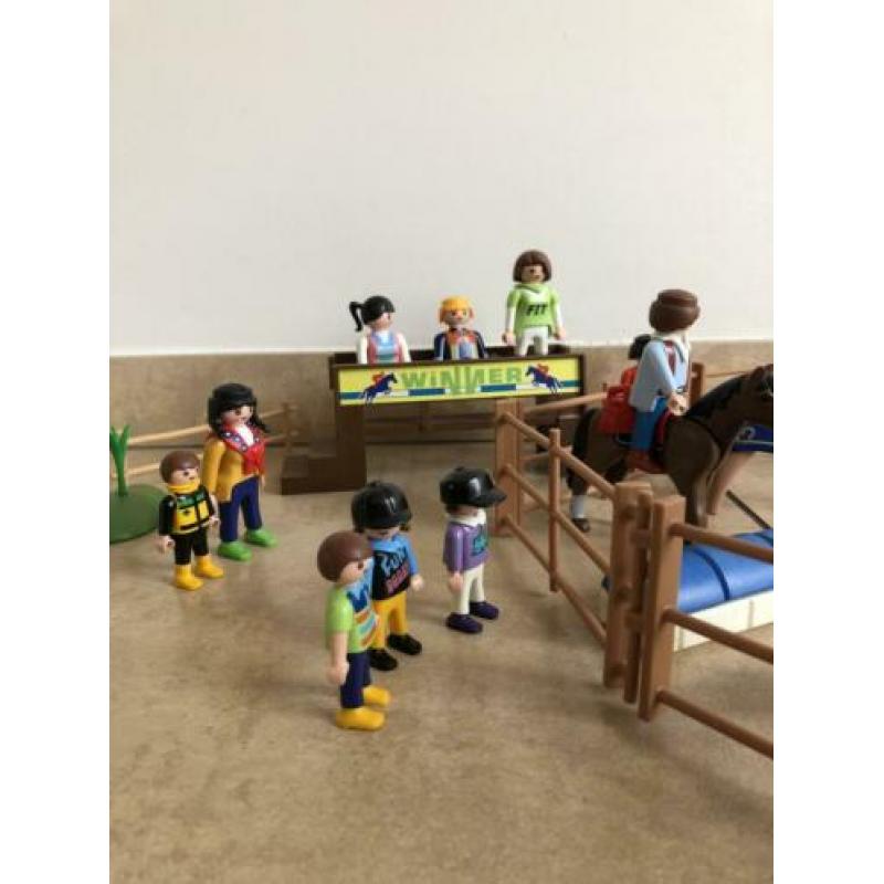 Playmobil paarden race, bak, raceauto etc