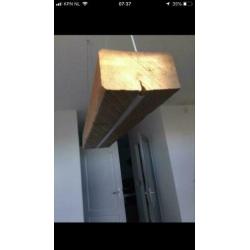 Eiken hanglamp