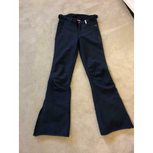 Brunotti skibroek zwart softshell maat 164/ of xs dames
