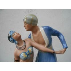 beeld ROYAL-DUX-RUDOLPH VALENTINO-VILMA-BANK 1920