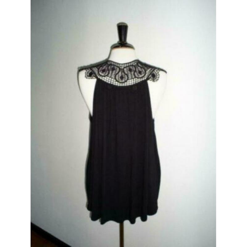 NIEUW !!! met labels vest / gilet mt. 36-38 met kant