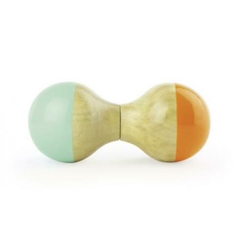 Handgemaakte houten rammelaar VILAC - NIEUW!