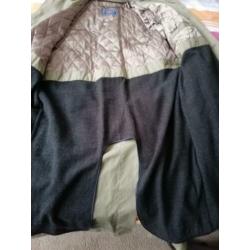 Lange heren jas /trenchcoat
