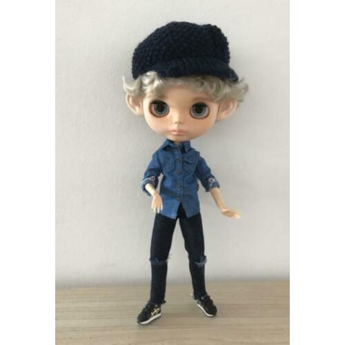 Blythe custom pop doll jongen boy