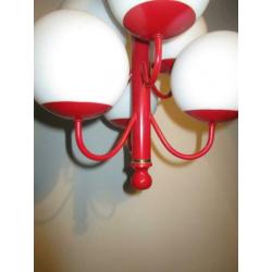Retro Vintage Jaren 70 bollen hang lamp