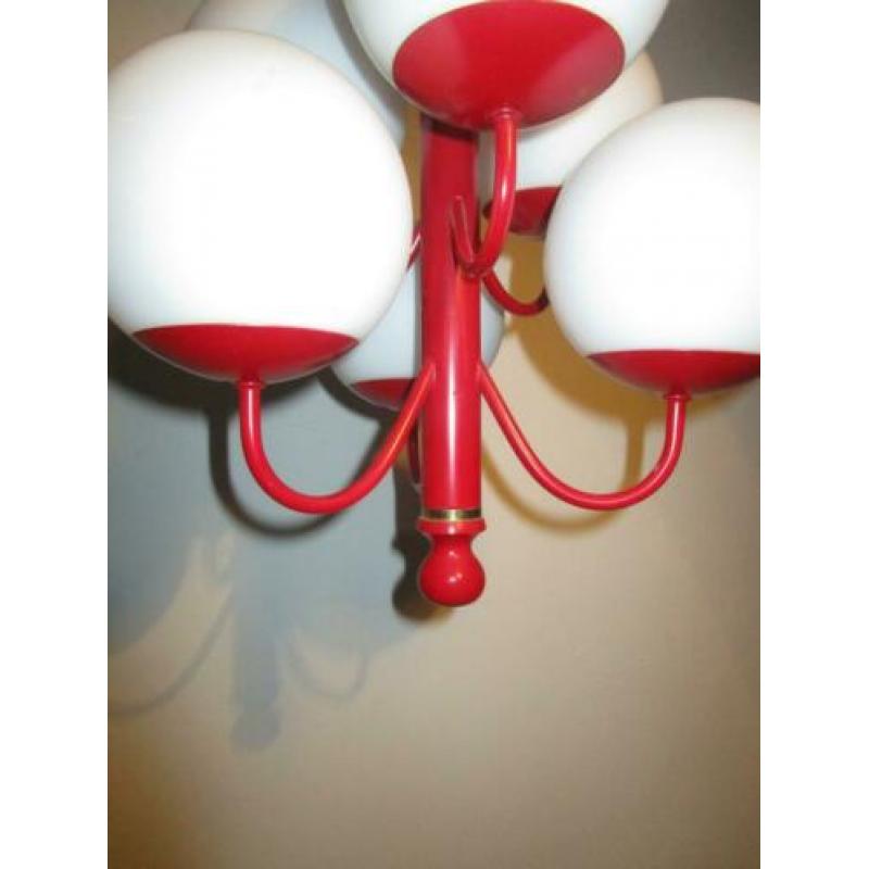 Retro Vintage Jaren 70 bollen hang lamp