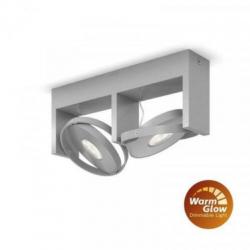 Opbouwspot Philips myLiving Particon Warmglow LED 2-spot