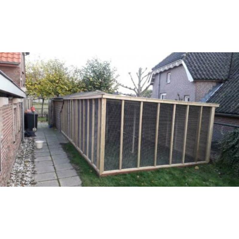 kattenren kattenverblijf poezenhok ook maatwerk