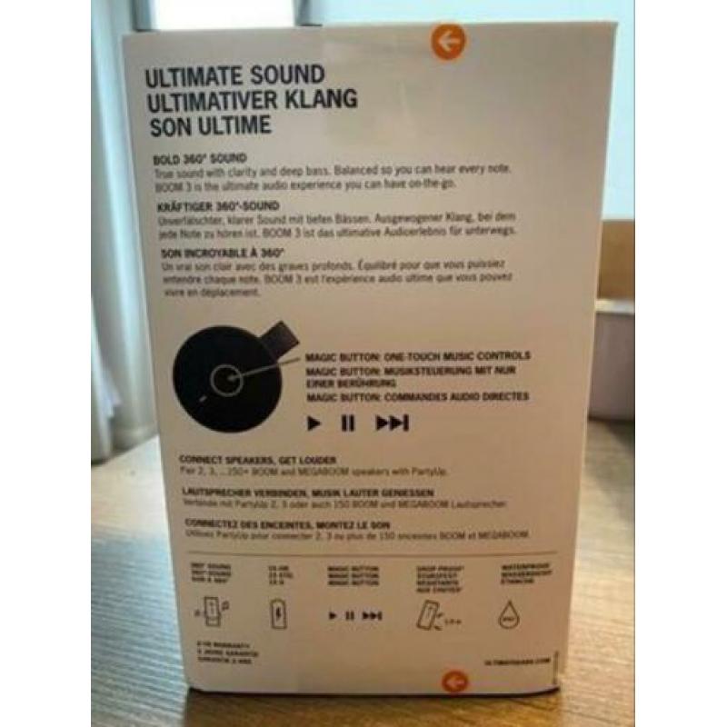Boom 3 ultimate ears speaker