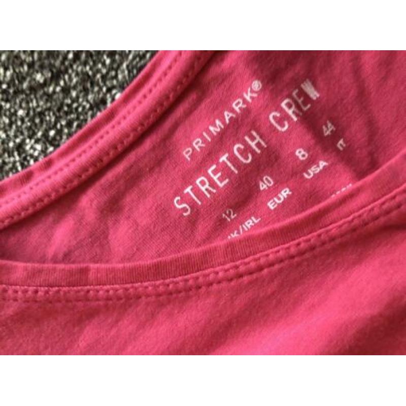 T-shirtjes van de primark 3x maat l/eur 40 Sale zomerkleuren