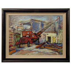 Schilderij van Jan Meijer, Nederlandse kunstenaar van 1964