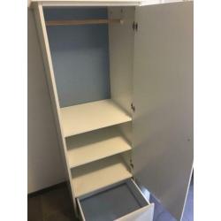 2x Hemnes klerenkast /kledingkast met lades, plank en roede