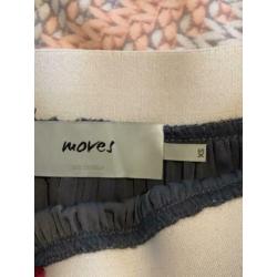 Blauwe rok van Moves, maat xs