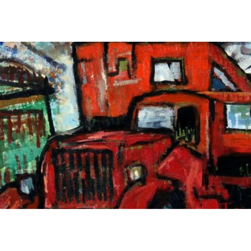 Schilderij van Jan Meijer, Nederlandse kunstenaar van 1964