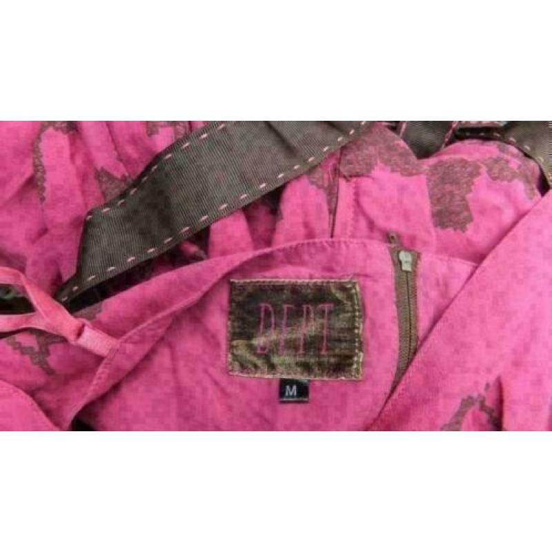 DEPT cerise/bruin tuniek mt M