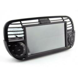 navigatie fiat 500 2010 carkit touchscreen android 9 zwart