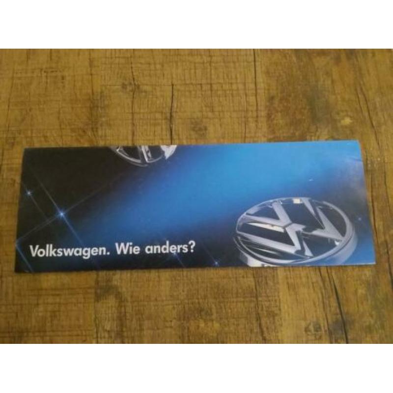 Volkswagen folder ( o.a. golf GTI, scirocco)
