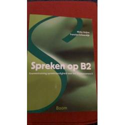 Schrijven, spreken, lezen, luisteren op b2