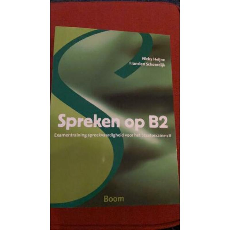 Schrijven, spreken, lezen, luisteren op b2