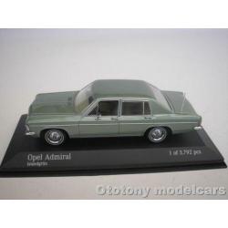 Opel Admiral 1969-77 Groen 1/43 Minichamps