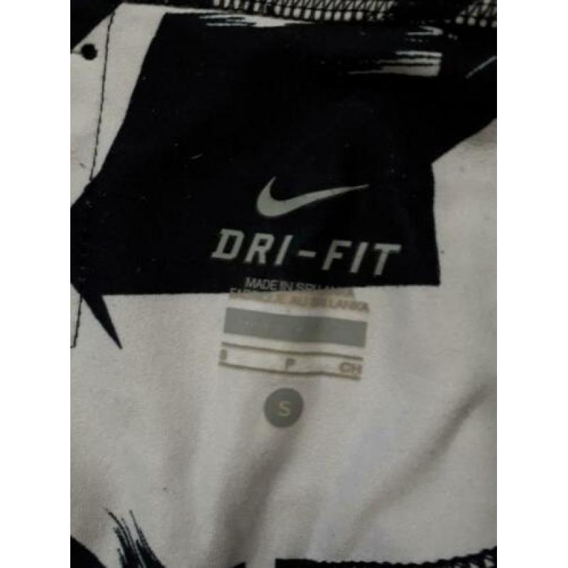 Nike legging maat s zwart wit