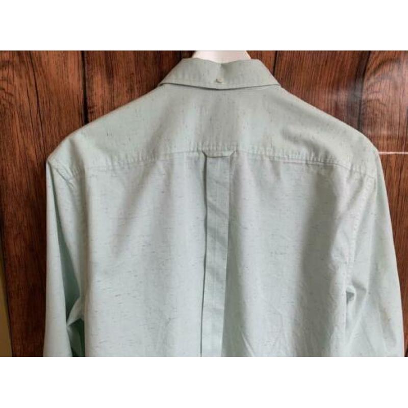 Zgan gaaf mint groen overhemd van Ben Sherman (Maat M)