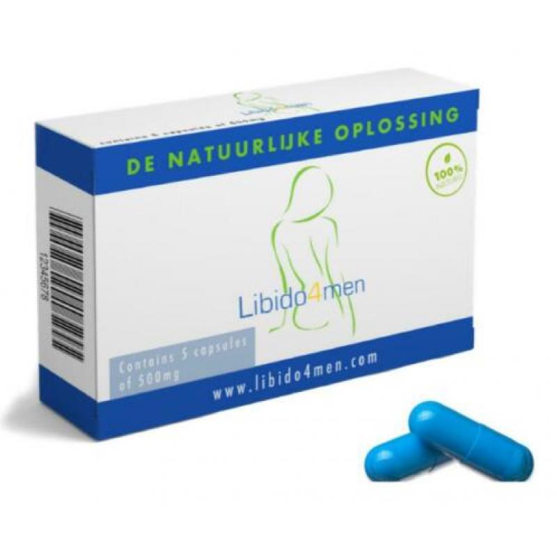Libido4men 500 mg 5 capsules: Herbal Hoger Libido en Erectie