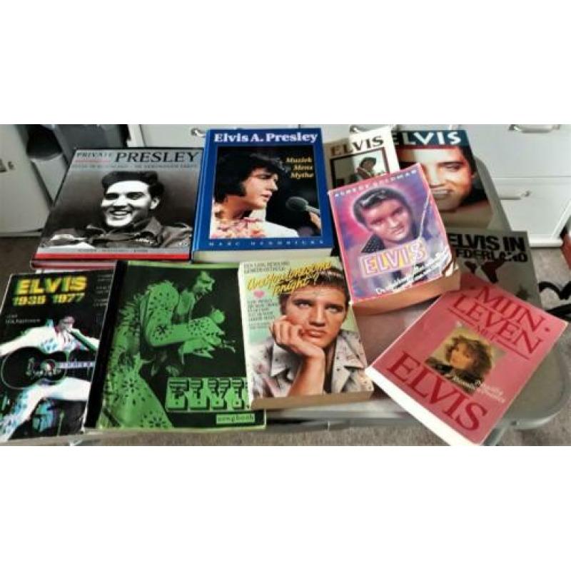 Diverse Elvis Presley boeken, zie omschrijving....