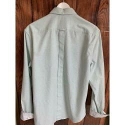 Zgan gaaf mint groen overhemd van Ben Sherman (Maat M)