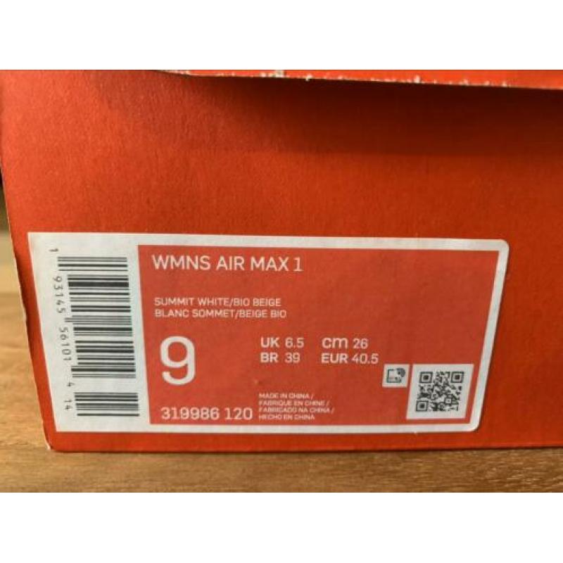 Nike air max 1 Beige - US 9 / EU 40,5 (40.5)