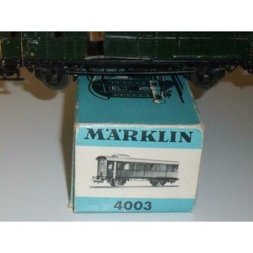 marklin 2x wagon o v p