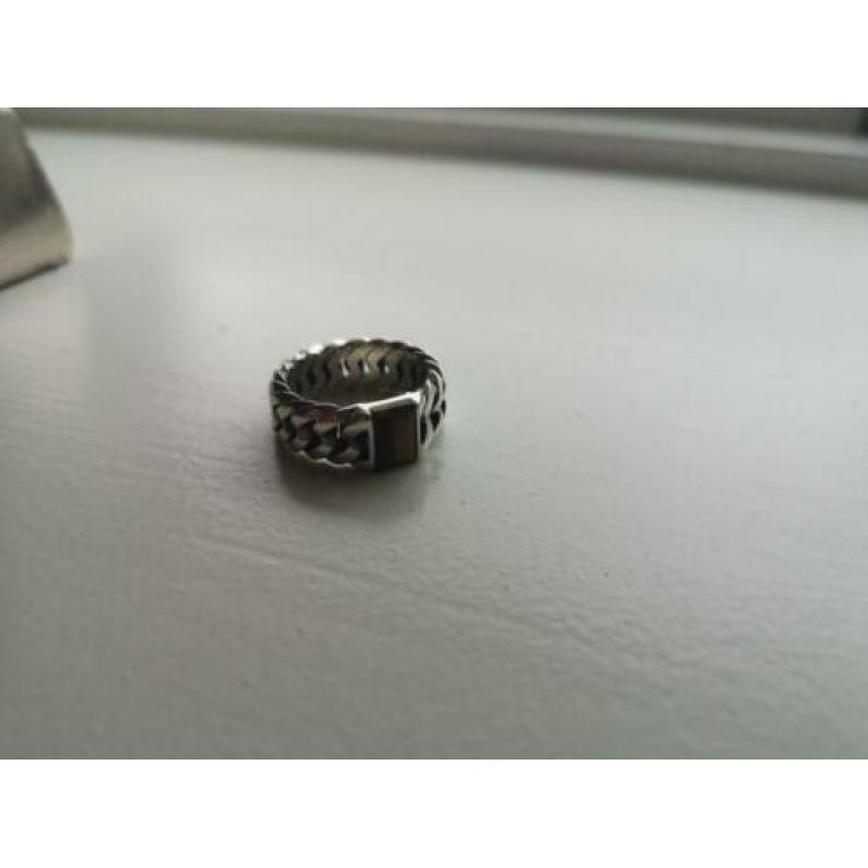 Nieuwe Buddha to Buddha Ring Chain Tiger Eye Stone 18 & 19