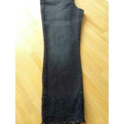 Cambio Parla Short jeans donkerblauw maat 44
