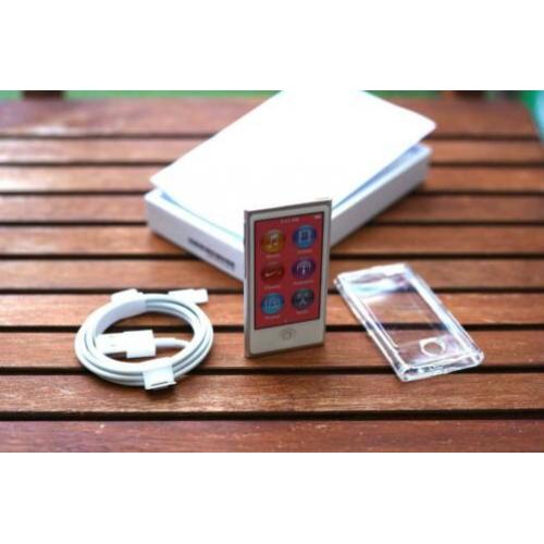 iPod nano 16gb 7G (zilver) - nieuw met garantie & accessoire