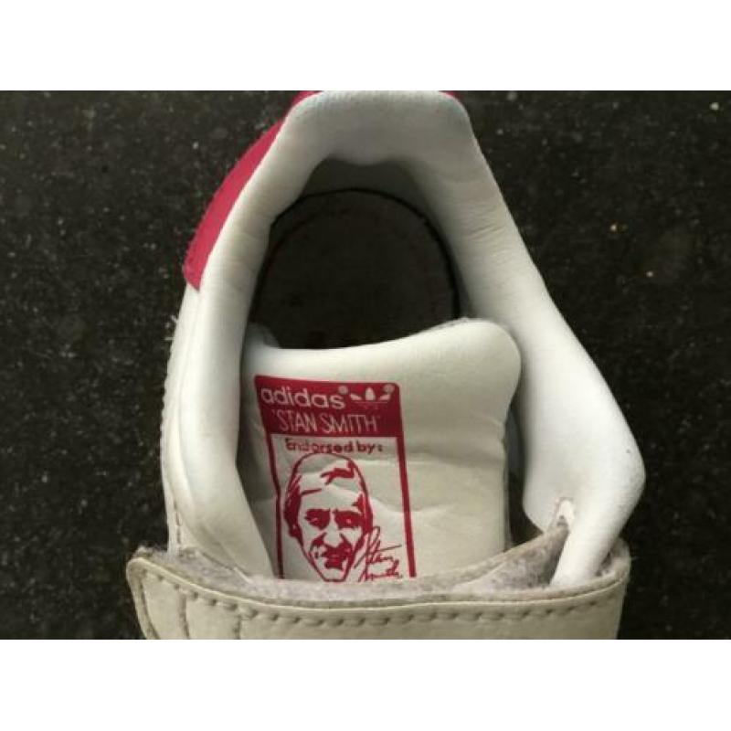 Adidas stan smith maat 21 UK 5K wit roze sneakers sneaker