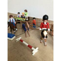 Playmobil paarden race, bak, raceauto etc