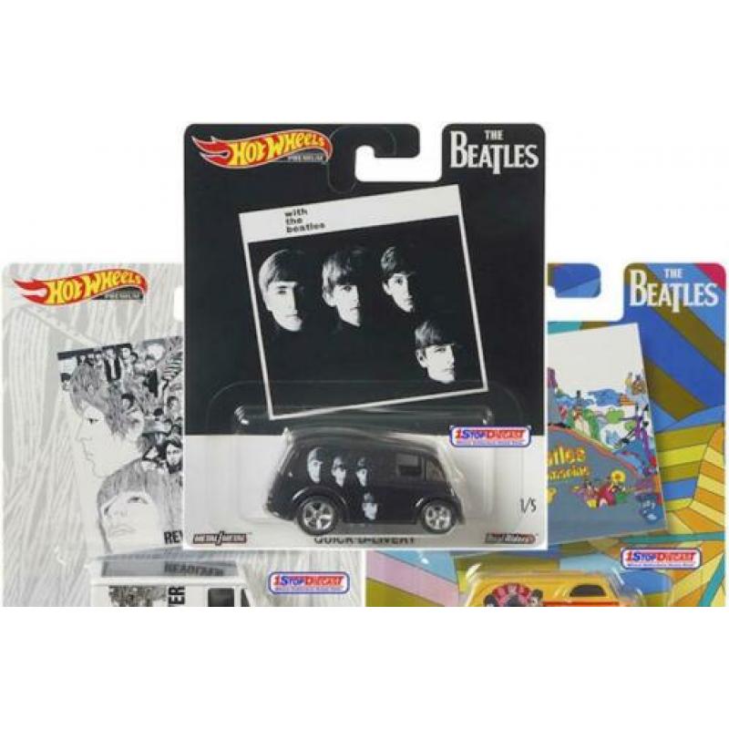 H707 Beatles Complete Set of 5 Album Models 2019 Hot Wheels