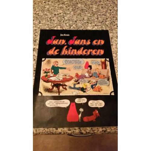 Stripboek jan,jans en de kinderen reclamealbum verzekerings