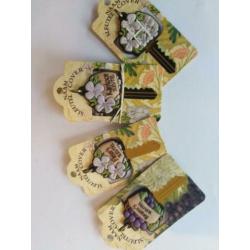 + / - 100 sleutelcovers met naam, benaming of letter