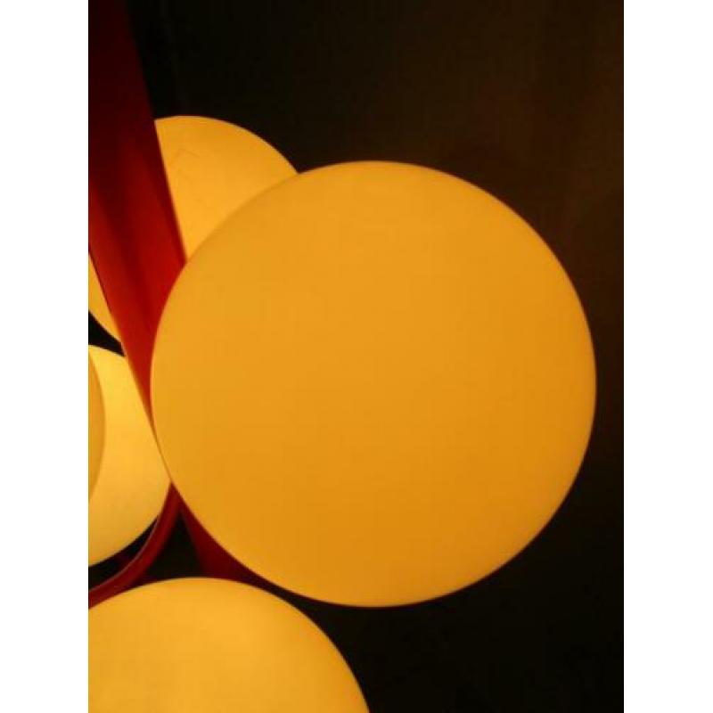 Retro Vintage Jaren 70 bollen hang lamp
