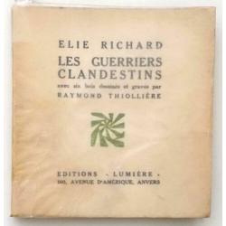 Les Guerriers Clandestins 1923 Richard - Thiollière (il)
