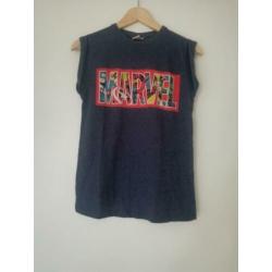 donkerblauw marvel vrouwenshirt - 12 (S/M)