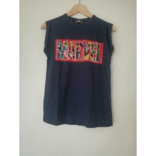 donkerblauw marvel vrouwenshirt - 12 (S/M)