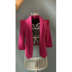 Mooi fuchsia Rouge jasje maat M