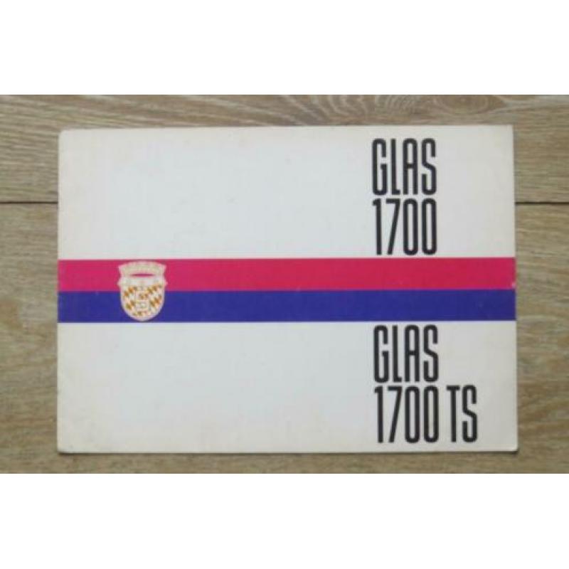 Originele catalogus Glas 1700 / 1700 TS (1966)
