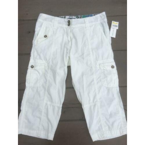 Trend One nieuwe witte capri broek, maat 42 (= L)