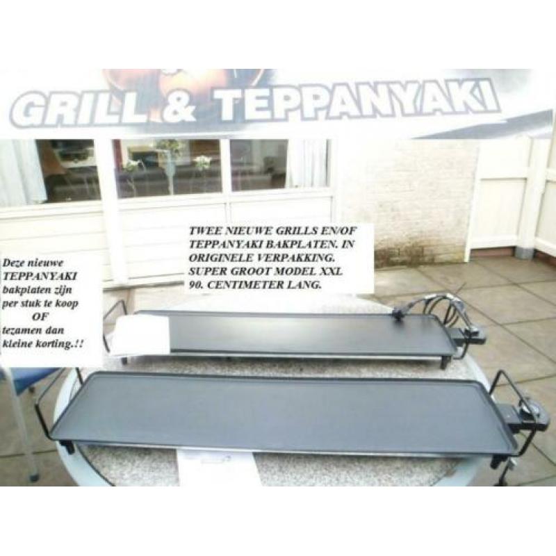 Nieuw.Bakplaten.Bakplaat.Grill.Model:XXL 1.800.Watt. 220.Vol